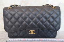 画像をギャラリービューアに読み込む, CHANEL/シャネル 中マトラッセWフラップチェーンショルダーバッグ キャビアスキン ブラック/ゴールド金具 ショルダーバッグ 700110032
