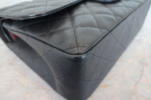 画像をギャラリービューアに読み込む, CHANEL/シャネル 中マトラッセWフラップチェーンショルダーバッグ キャビアスキン ブラック/ゴールド金具 ショルダーバッグ 700110032