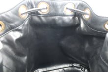 將圖片載入圖庫檢視器 CHANEL/シャネル 巾着チェーンショルダーバッグ ラムスキン ブラック/ゴールド金具 ショルダーバッグ 800080190