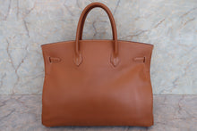 画像をギャラリービューアに読み込む, HERMES/エルメス バーキン40 クシュベル ゴールド □A刻印 ハンドバッグ 700070232