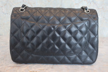 Load image into Gallery viewer, CHANEL Medium Matelasse double flap double chain shoulder bag Caviar skin Black/Silver hadware Shoulder bag 800050046