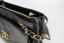 Load image into Gallery viewer, CHANEL CC mark Chain shoulder bag Caviar skin Black/Gold hardware Shoulder bag 800100066