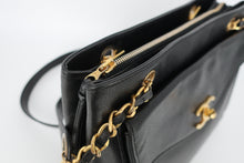 Load image into Gallery viewer, CHANEL CC mark Chain shoulder bag Caviar skin Black/Gold hardware Shoulder bag 800100066