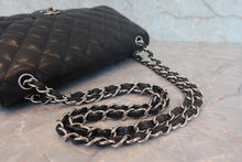 Load image into Gallery viewer, CHANEL Medium Matelasse double flap double chain shoulder bag Caviar skin Black/Silver hadware Shoulder bag 800050046
