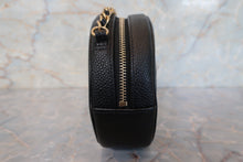 画像をギャラリービューアに読み込む, CHANEL/シャネル ココマークラウンドチェーンショルダーバッグ キャビアスキン ブラック/ゴールド金具 ショルダーバッグ 700110031