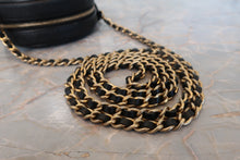 画像をギャラリービューアに読み込む, CHANEL/シャネル ココマークラウンドチェーンショルダーバッグ キャビアスキン ブラック/ゴールド金具 ショルダーバッグ 700110031