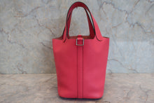 Load image into Gallery viewer, HERMES PICOTIN LOCK PM Clemence leather Rose extreme A Engraving Hand bag 800070102