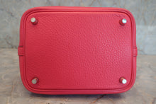 Load image into Gallery viewer, HERMES PICOTIN LOCK PM Clemence leather Rose extreme A Engraving Hand bag 800070102