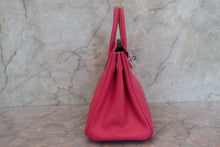 Load image into Gallery viewer, HERMES CANDY BIRKIN 25 Epsom leather Rose tyrien/Ruby □O Engraving Hand bag 700070073