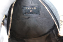 画像をギャラリービューアに読み込む, CHANEL/シャネル ココマークラウンドチェーンショルダーバッグ キャビアスキン ブラック/ゴールド金具 ショルダーバッグ 700110031
