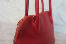 Load image into Gallery viewer, HERMES/BOLIDE 27 Graine Couchevel leather Rouge vif 〇X Engraving Shoulder bag 800010093