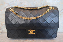 画像をギャラリービューアに読み込む, CHANEL/シャネル マトラッセチェーンショルダーバッグ ラムスキン ブラック/ゴールド金具 ショルダーバッグ 700110039