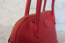Load image into Gallery viewer, HERMES/BOLIDE 27 Graine Couchevel leather Rouge vif 〇X Engraving Shoulder bag 800010093