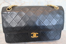 画像をギャラリービューアに読み込む, CHANEL/シャネル マトラッセチェーンショルダーバッグ ラムスキン ブラック/ゴールド金具 ショルダーバッグ 700110039