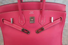 Load image into Gallery viewer, HERMES CANDY BIRKIN 25 Epsom leather Rose tyrien/Ruby □O Engraving Hand bag 700070073