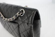 画像をギャラリービューアに読み込む, CHANEL/シャネル マトラッセWフラップWチェーンショルダーバッグ キャビアスキン ブラック/シルバー金具 ショルダーバッグ 800100004