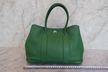 画像をギャラリービューアに読み込む, HERMES/エルメス ガーデンパーティTPM ネゴンダ グリーン □N刻印 トートバッグ 800010139