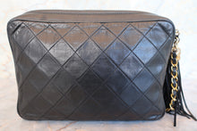 將圖片載入圖庫檢視器 CHANEL/シャネル マトラッセフリンジチェーンショルダーバッグ ラムスキン ブラック/ゴールド金具 ショルダーバッグ 700090067