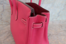 Load image into Gallery viewer, HERMES CANDY BIRKIN 25 Epsom leather Rose tyrien/Ruby □O Engraving Hand bag 700070073