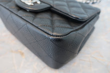 Load image into Gallery viewer, CHANEL Mini Matelasse single flap chain shoulder bag Caviar skin Black/Silver hadware Shoulder bag 800050035