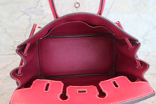 Load image into Gallery viewer, HERMES CANDY BIRKIN 25 Epsom leather Rose tyrien/Ruby □O Engraving Hand bag 700070073