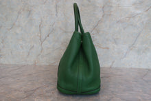 画像をギャラリービューアに読み込む, HERMES/エルメス ガーデンパーティTPM ネゴンダ グリーン □N刻印 トートバッグ 800010139