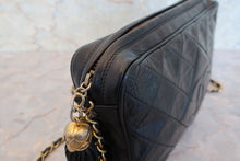將圖片載入圖庫檢視器 CHANEL/シャネル マトラッセフリンジチェーンショルダーバッグ ラムスキン ブラック/ゴールド金具 ショルダーバッグ 700090067