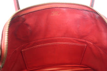 Load image into Gallery viewer, HERMES/BOLIDE 27 Graine Couchevel leather Rouge vif 〇X Engraving Shoulder bag 800010093