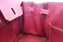 Load image into Gallery viewer, HERMES CANDY BIRKIN 25 Epsom leather Rose tyrien/Ruby □O Engraving Hand bag 700070073