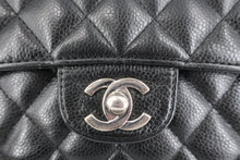 画像をギャラリービューアに読み込む, CHANEL/シャネル マトラッセWフラップWチェーンショルダーバッグ キャビアスキン ブラック/シルバー金具 ショルダーバッグ 800100004