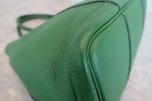 画像をギャラリービューアに読み込む, HERMES/エルメス ガーデンパーティTPM ネゴンダ グリーン □N刻印 トートバッグ 800010139