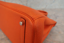 画像をギャラリービューアに読み込む, HERMES/エルメス バーキン30 トゴ オレンジ □O刻印 ハンドバッグ 700060073
