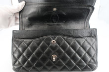 画像をギャラリービューアに読み込む, CHANEL/シャネル マトラッセWフラップWチェーンショルダーバッグ キャビアスキン ブラック/シルバー金具 ショルダーバッグ 800100004