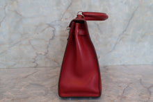將圖片載入圖庫檢視器 HERMES/エルメス ケリー25 ヴォーエプソン ルージュ □L刻印 ショルダーバッグ 700080125