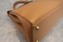 将图片加载到图库查看器,HERMES KELLY 28 Graine Couchevel leather Natural □D刻印 Shoulder bag 800070084