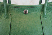 画像をギャラリービューアに読み込む, HERMES/エルメス ガーデンパーティTPM ネゴンダ グリーン □N刻印 トートバッグ 800010139