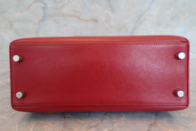將圖片載入圖庫檢視器 HERMES/エルメス ケリー25 ヴォーエプソン ルージュ □L刻印 ショルダーバッグ 700080125