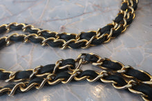 Load image into Gallery viewer, CHANEL Matelasse chain shoulder bag Lambskin Black/Gold hadware Shoulder bag 700120032