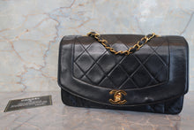 画像をギャラリービューアに読み込む, CHANEL/シャネル ダイアナマトラッセチェーンショルダーバッグ ラムスキン ブラック/ゴールド金具 ショルダーバッグ 700110016
