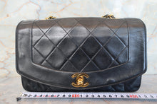 画像をギャラリービューアに読み込む, CHANEL/シャネル ダイアナマトラッセチェーンショルダーバッグ ラムスキン ブラック/ゴールド金具 ショルダーバッグ 700110016