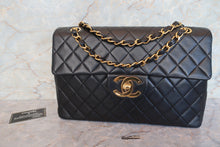 將圖片載入圖庫檢視器 CHANEL/シャネル デカマトラッセシングルフラップチェーンショルダーバッグ ラムスキン ブラック/ゴールド金具 ショルダーバッグ 700090228