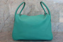 Load image into Gallery viewer, HERMES LINDY 34 Swift leather Lagon □K Engraving Shoulder bag 700060046