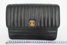 画像をギャラリービューアに読み込む, CHANEL/シャネル マドモアゼルチェーンショルダーバッグ ラムスキン ブラック/ゴールド金具 ショルダーバッグ 800090237
