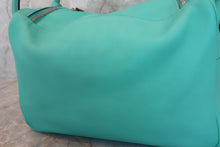 Load image into Gallery viewer, HERMES LINDY 34 Swift leather Lagon □K Engraving Shoulder bag 700060046