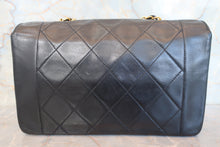 画像をギャラリービューアに読み込む, CHANEL/シャネル ダイアナマトラッセチェーンショルダーバッグ ラムスキン ブラック/ゴールド金具 ショルダーバッグ 700110016