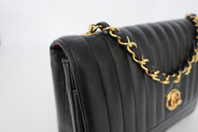 画像をギャラリービューアに読み込む, CHANEL/シャネル マドモアゼルチェーンショルダーバッグ ラムスキン ブラック/ゴールド金具 ショルダーバッグ 800090237