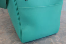 Load image into Gallery viewer, HERMES LINDY 34 Swift leather Lagon □K Engraving Shoulder bag 700060046