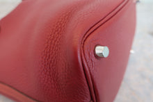将图片加载到图库查看器,HERMES PICOTIN LOCK TOUCH PM Clemence leather/Swift leather Rouge H/Brique □R刻印 Hand bag 800010138