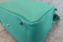 Load image into Gallery viewer, HERMES LINDY 34 Swift leather Lagon □K Engraving Shoulder bag 700060046