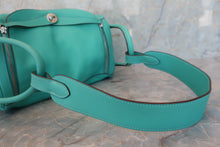 Load image into Gallery viewer, HERMES LINDY 34 Swift leather Lagon □K Engraving Shoulder bag 700060046